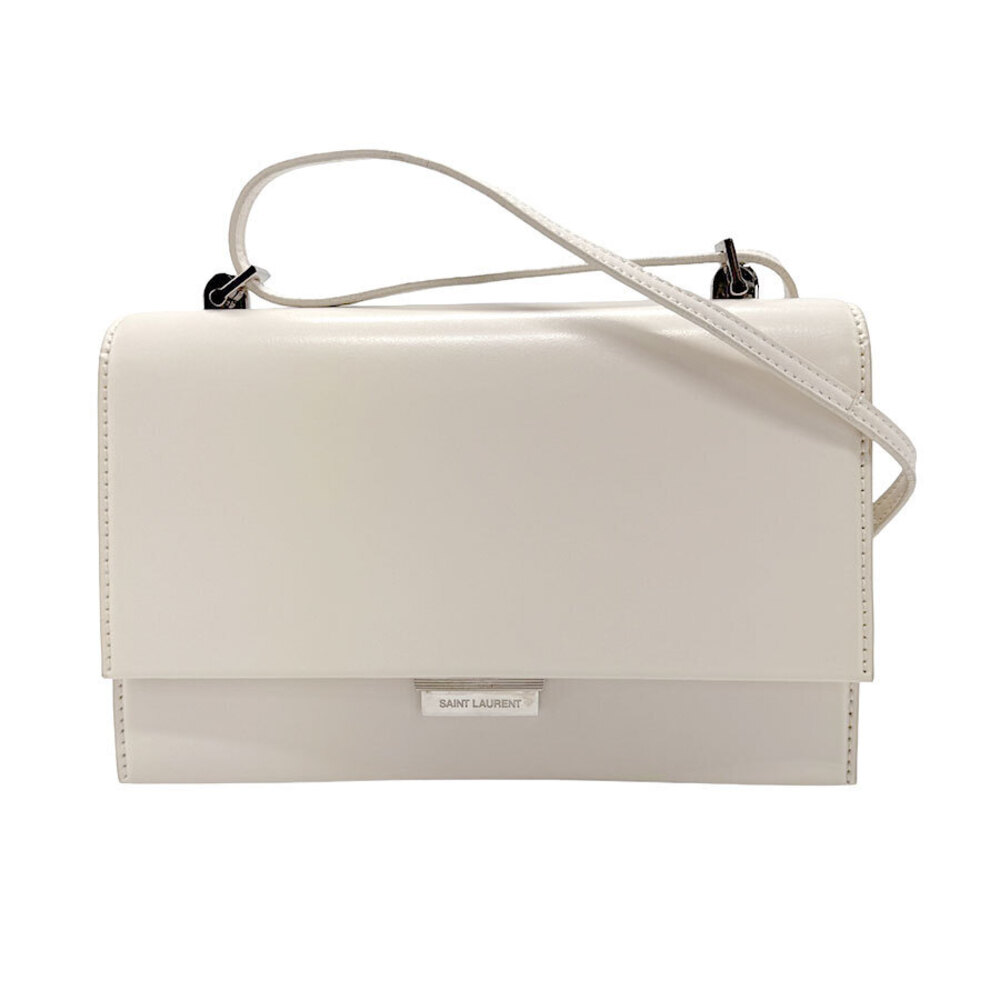 Saint Laurent Shoulder Ivory White leather Bag - Picture 2 of 5